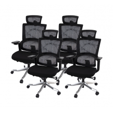 Комплект крісел АКЛАС Кантос 4 шт Чорний (Чорний/Чорний)